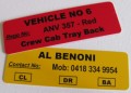 Magnetic PVC Labels